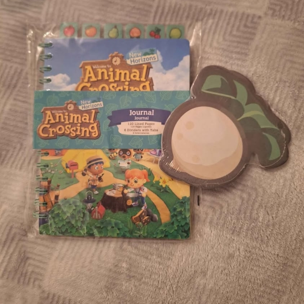 Animal Crossing: New Horizons journal and turnip notepad set by Culturefly
